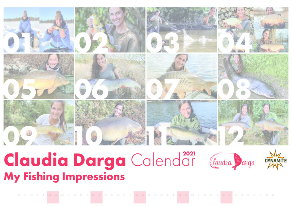Claudia Darga Calendar 2021 - Claudia Darga ∝ Anglerin ∝ Outdoor ∝ 